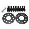 2PCS 5mm 5x100 5x112 Hub Centric Wheel Spacer Kit with Bolt Replacement for A3 A4 A5 A6 A8 1997‑2008 Black