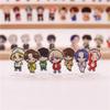 7pcs BTS Mini Cartoon Acrylic Standee, 3.5cm Bangtan Boys Cute Cartoon Figure Display, Kpop ARMY Fans Desk Decor