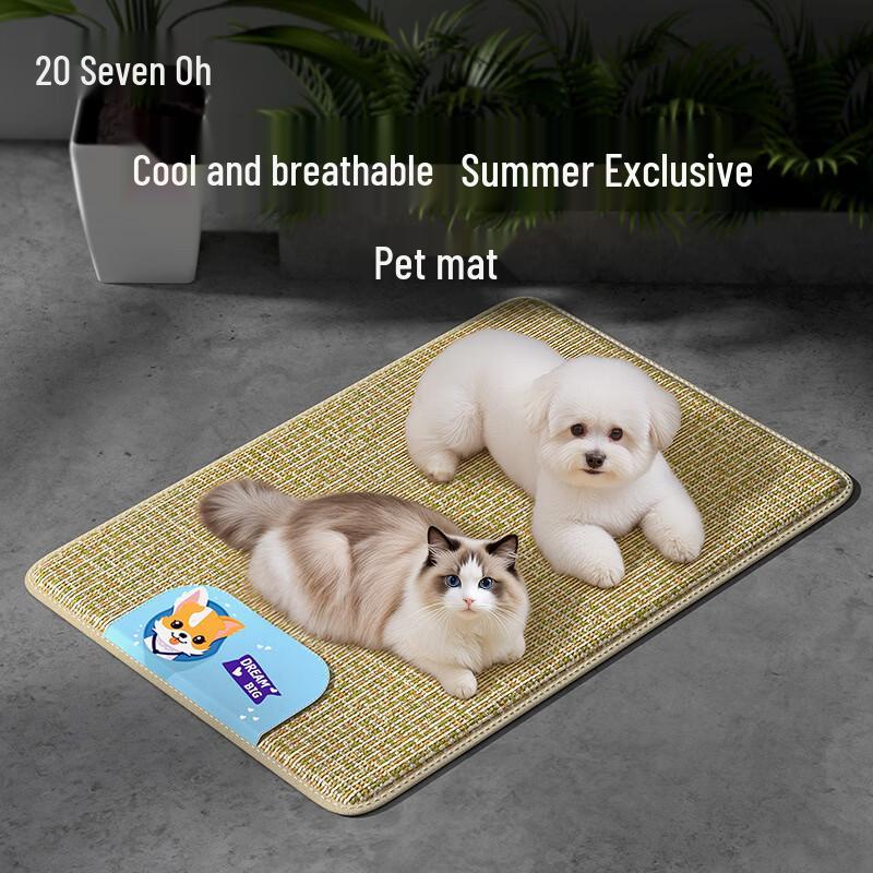 Pet Summer Rattan Cooling Mat