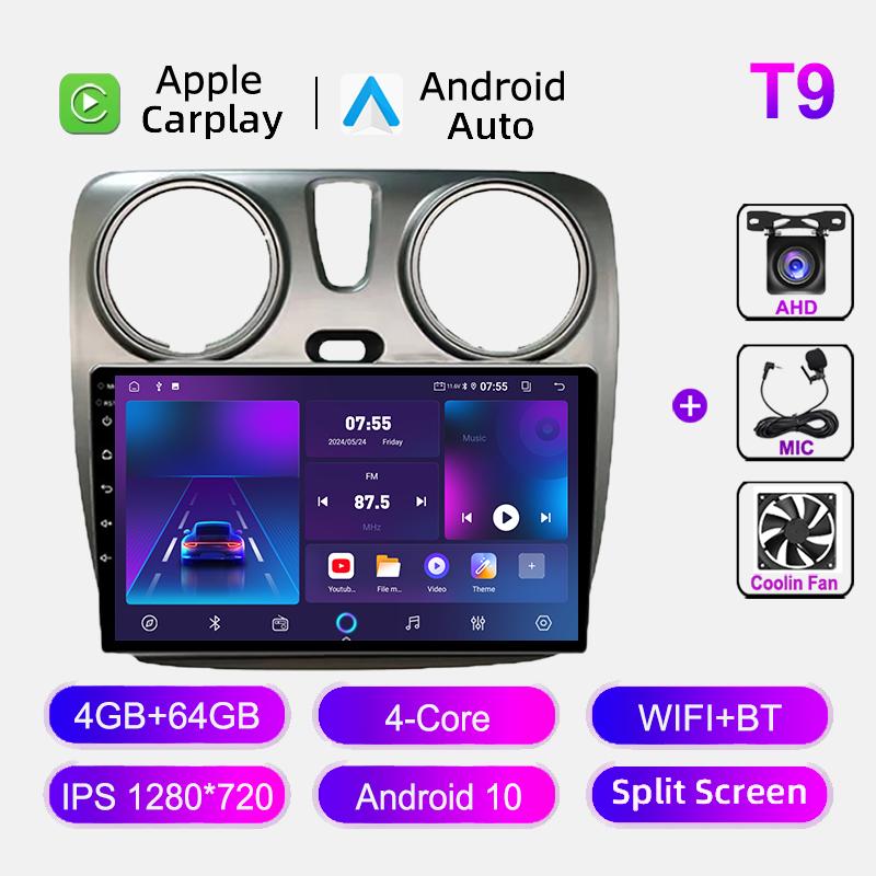 Car Radio For Renault Lodgy Dacia Dokker 2012-2020 4G WIFI Multimedia Video Player GPS Navigation Carplay Android Auto Stereo