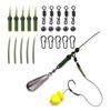 25PCS with Swivels Carp Fishing Kit Stainless Steel Fishing Terminal Tackle Kit  for Terminal Tackle