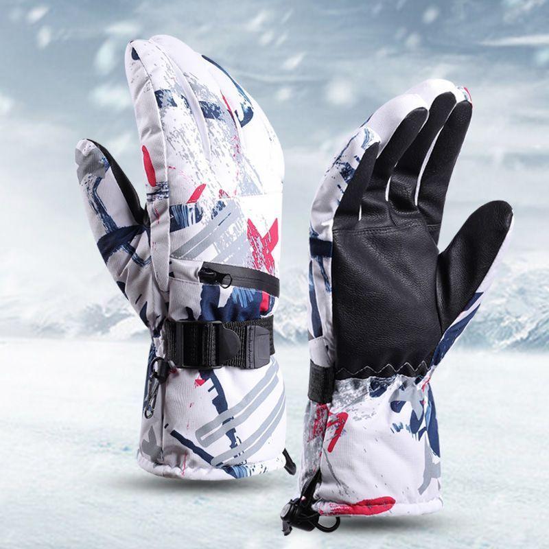 Waterproof Skiing Snowboarding Gloves Winter Warm Gloves Insulated Thermal Gloves