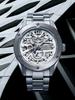 ORIENT STAR Automatic Watch M34 F8 Skeleton Mechanical Made In Japan Domestic Warranty Silver [ORIENT STAR] Avant-garde 2-Year Manufacturer's
