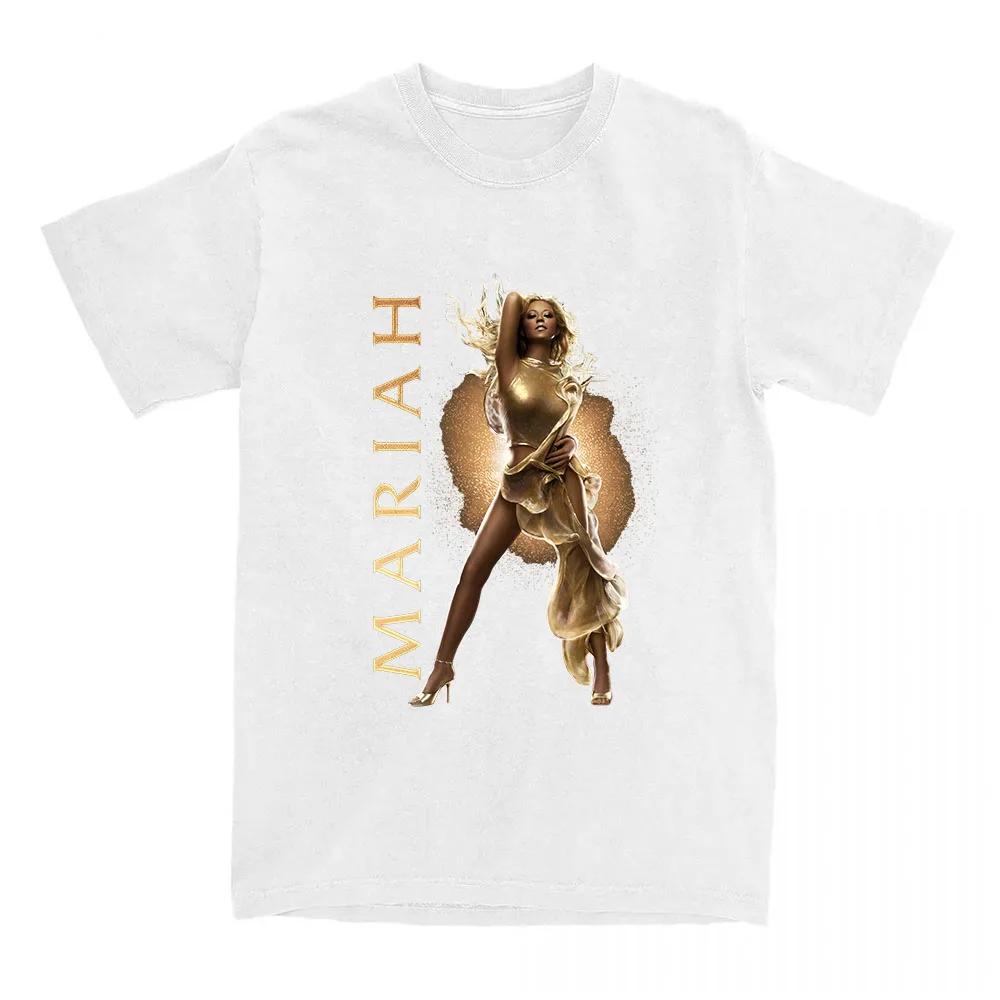Summer Mariah Carey Classic Poster Print TShirt Unisex Women Cotton Crewneck Oversized Top Streetwear Harajuku Summer Casual Tee