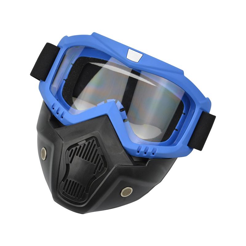 Manufacturer  New Full Face Shield Motocross Mask Windproof Outdoor Sport Goggles Trendy Motorcycle Glasses Mask