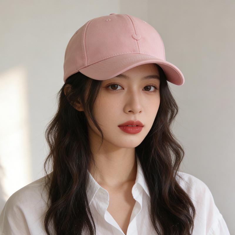 Heart Embroidered Baseball Cap With Sun Protection For Casual Summer Wear