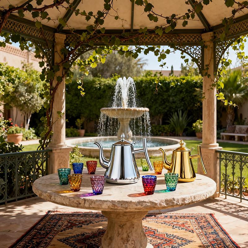 1 Set Teapot and Water Kettle Home Stainless Steel Restaurant Heat-Resistant Kitchen Essentials 1L 1.5L 2L Capacity