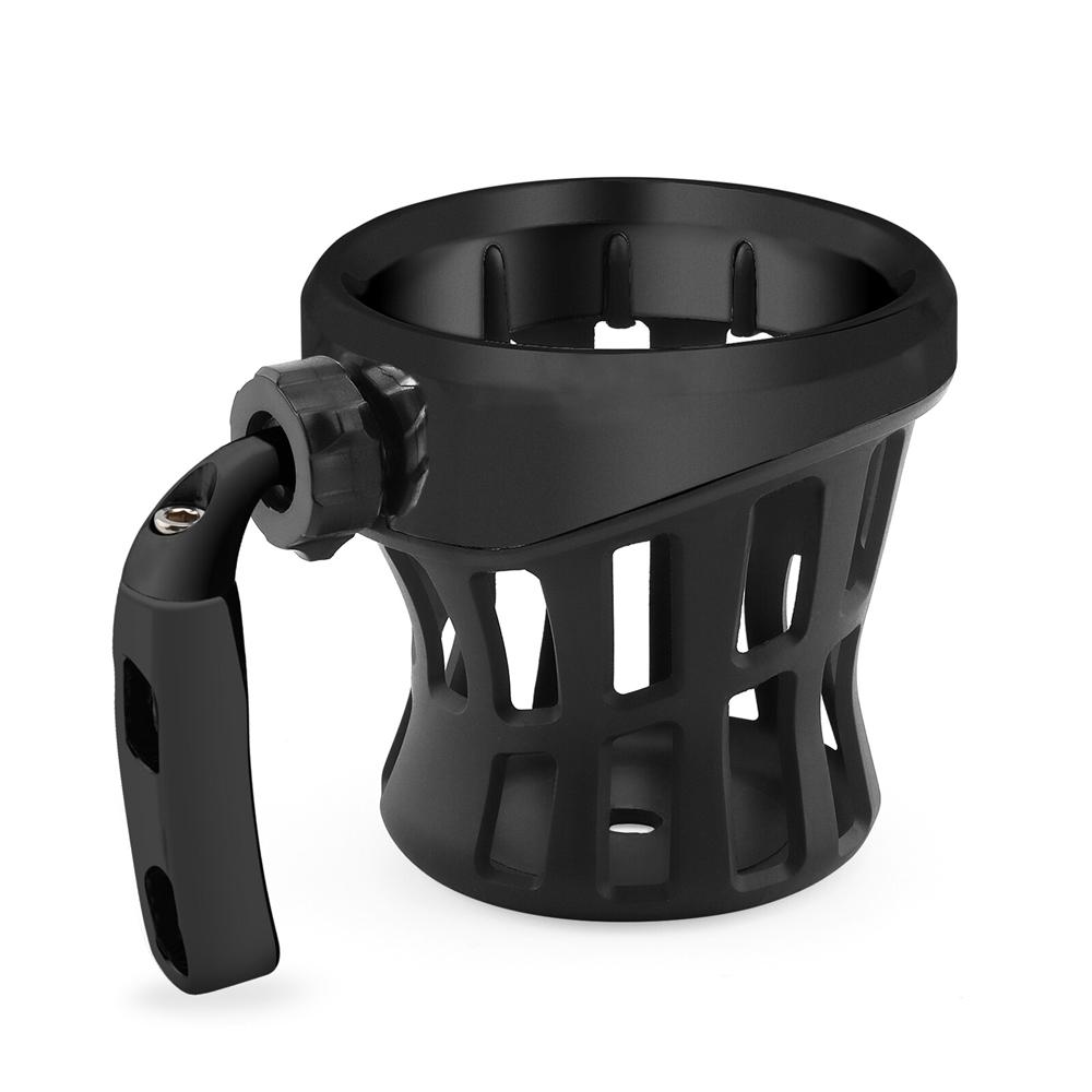 Motorcycle Handlebar Drink Cup Holder W/Mesh Basket Mount Universal