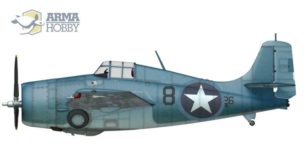 ARMA HOBBY 1/72 F4F-4 Wildcat Operation Torch Plastic Model Kit ADL70065