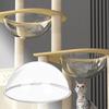 New Hemispheric Transparent Semicircle Cover Cat Nest Semicircle Cover Accessories Cat Climbing Frame Space Capsule