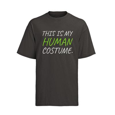 Funny Slogan T Shirt This Is My Human Costume Quote T-shirt Novelty Gift Idea