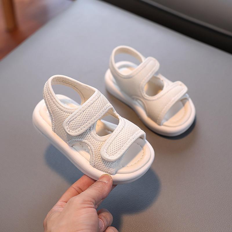 

Toddler Breathable Mesh Velcro Casual Sandals 21 белый