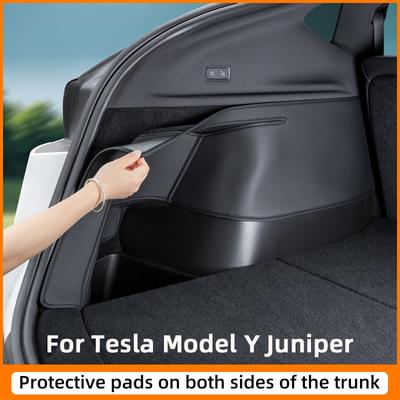 Für Tesla Model Y Juniper 2026 Kofferraumseite Anti-Kratz-Aufkleber Vollständiges Abdeckungs-Schutzkit Auto Schmutzabweisende Matte Zubehör