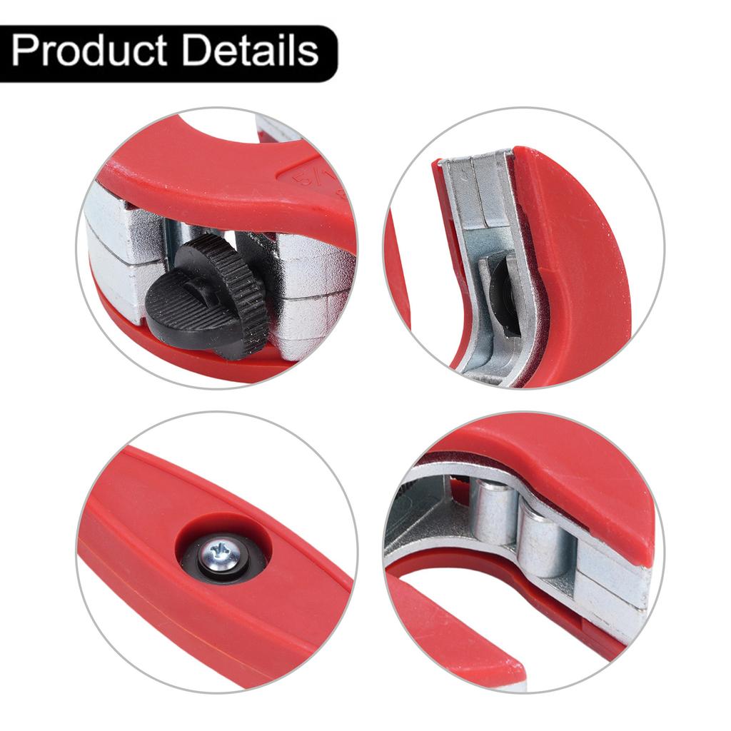2 In 1 Close Quarters Tube Compact Cutter Portable Tool 8-29mm Ratcheting Tubing Cutter for Cutting Copper PVC Soft Metal Pipes