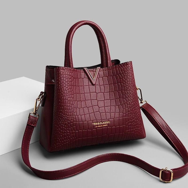 Modna damska torba typu crossbody, torba na ramię dla matki, damska, wysokiej jakości skórzana torebka