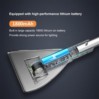 4in1 Car Snow Shovel Rotatable Extendable Rechargeable Snow Shoveling Sweeping Brush Scraper With LED Lights Car Accessories