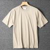 Foreign Trade Cut-Label All-Cotton Breathable Solid Color Basic Style Odm Order Summer Men's Round Neck Casual Versatile Short-Sleeve T-Shirt