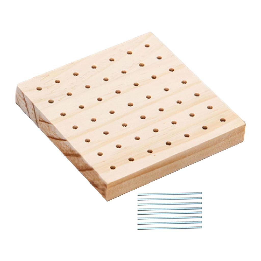 Blocking Board, Wooden Craft Crochet Knitting Board. Practical Tool for