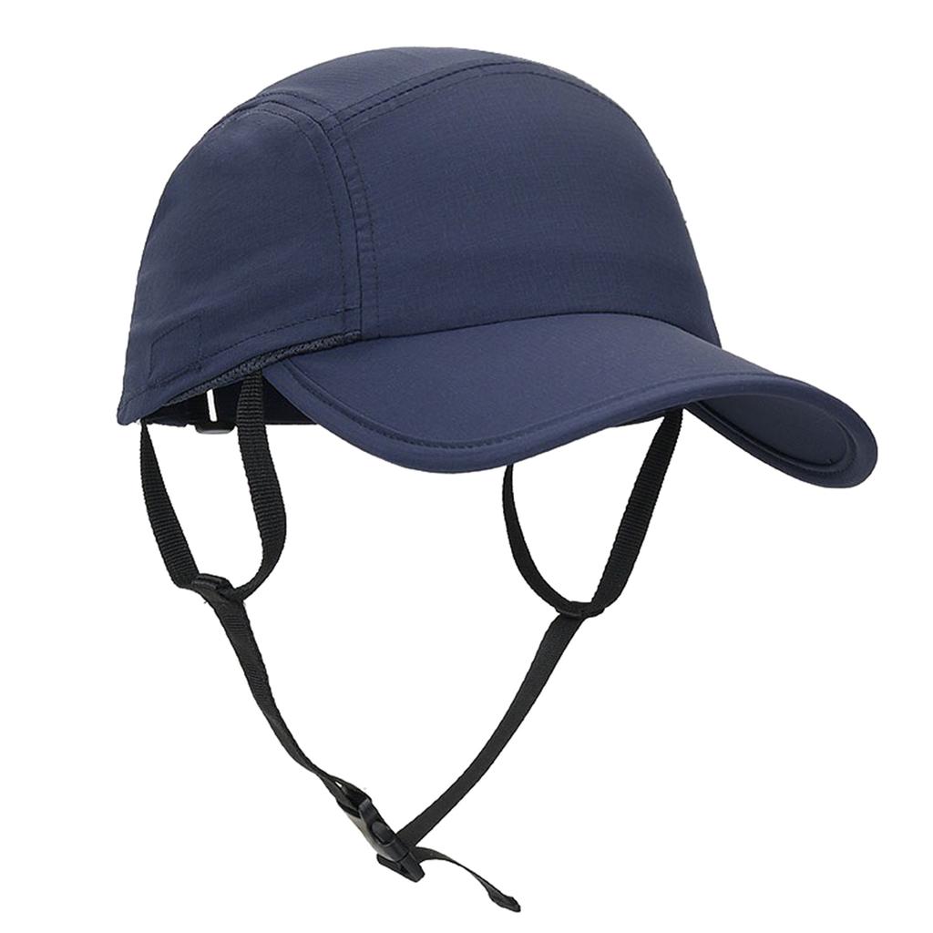 Outdoor Sports Sun Hat With Secure Neck Strap UV Blocking Nylon Fabric Adjustable Fit For Men Women