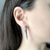 Silver Earrings with Cubic Zirkonia (2176534)