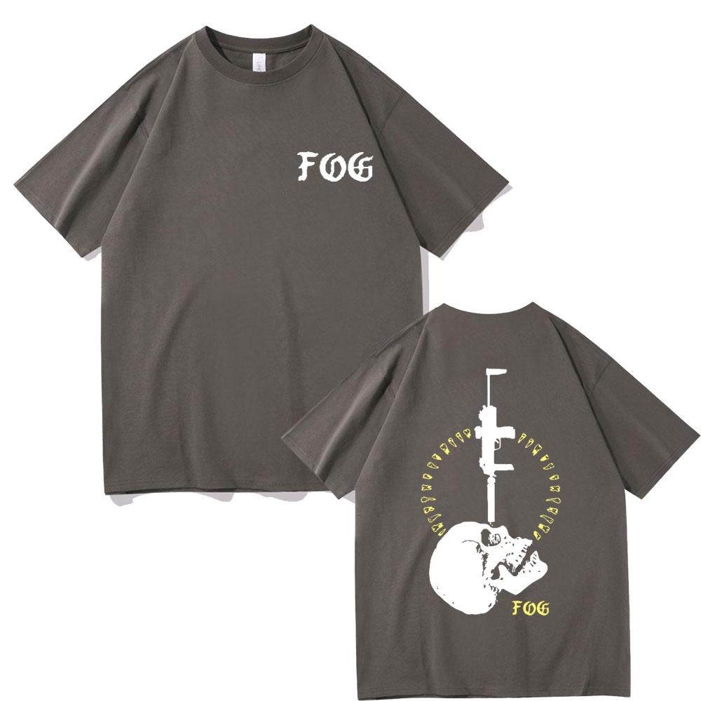 Vintage Fog Forward Observations Group Print T-Shirt Skelett Grafik T-Shirts Herren Oversized T-Shirt Herren Gothic Rock Kleidung