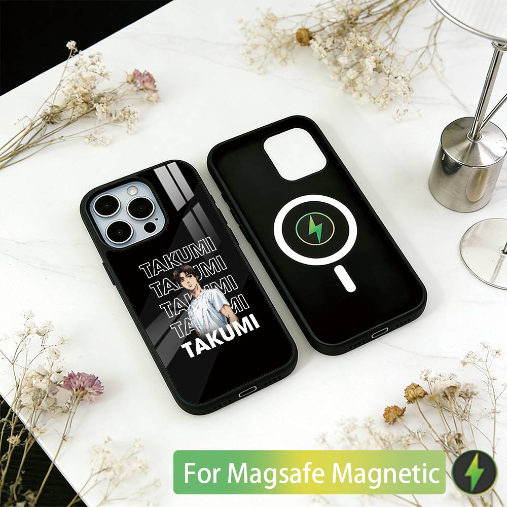 

Initial D Takumi Fujiwara Phone Case For iPhone17,16,15,14,13,12,11 Plus,Pro Magnetic For Magsafe Wireless Charging iPhone17Pro