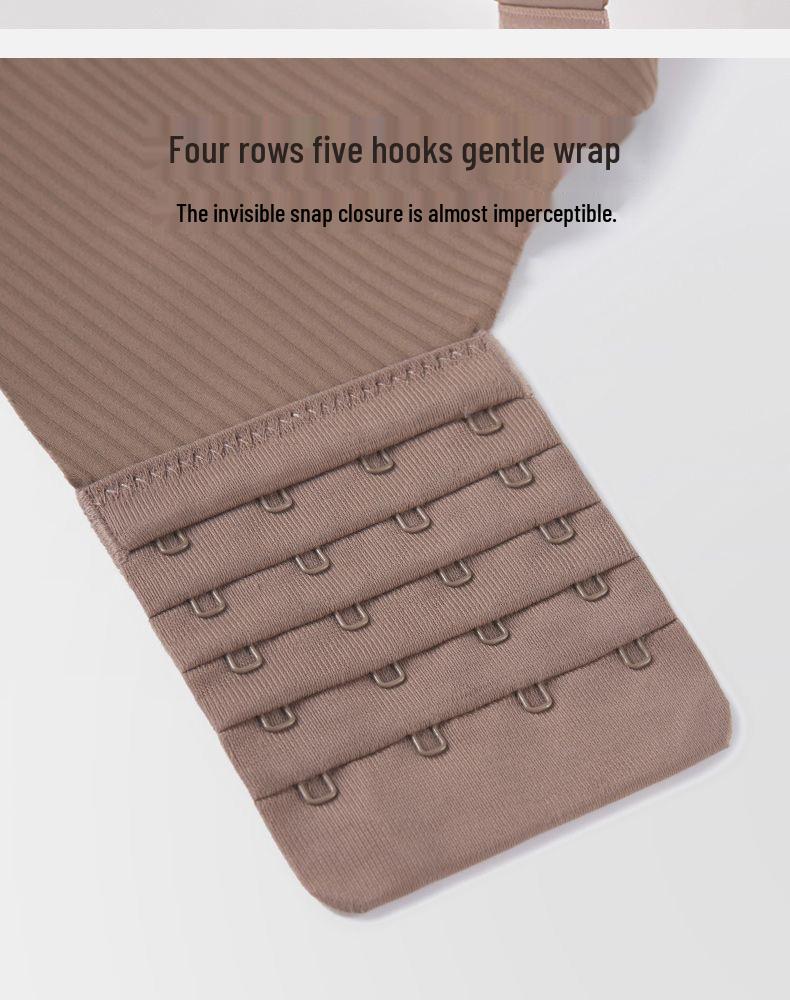 Comfortable Seamless Full-Cup Bra: Anti-Sagging, Side Support, and Breathable for Larger Busts