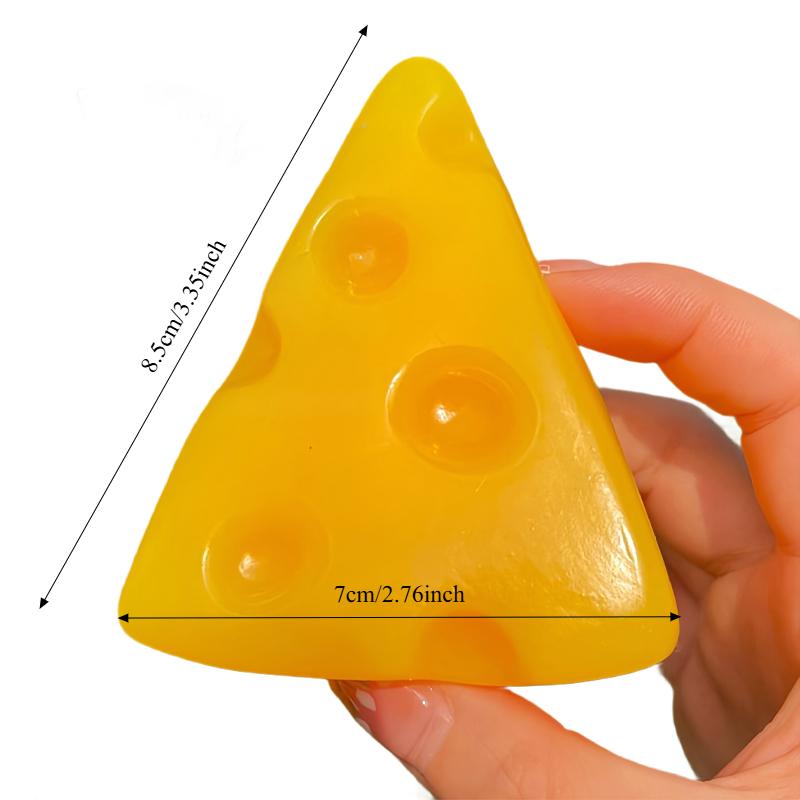 Squishy Käsewürfel Fidget Squishes Weicher Transparenter Gelee Quetschball Fidget Spielzeug für Erwachsene ASMR Sensorisch Anti-Stress Geschenk