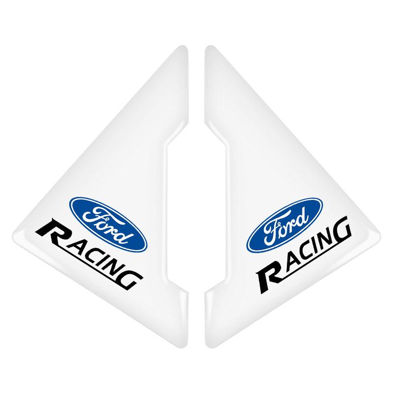2Pcs Car Door Corner Cover Anti-Scratch Protection 3D Sticker For Ford Focus 2 3 mk3 Fiesta Ranger Mondeo Mustang Transit Fusion Kuga