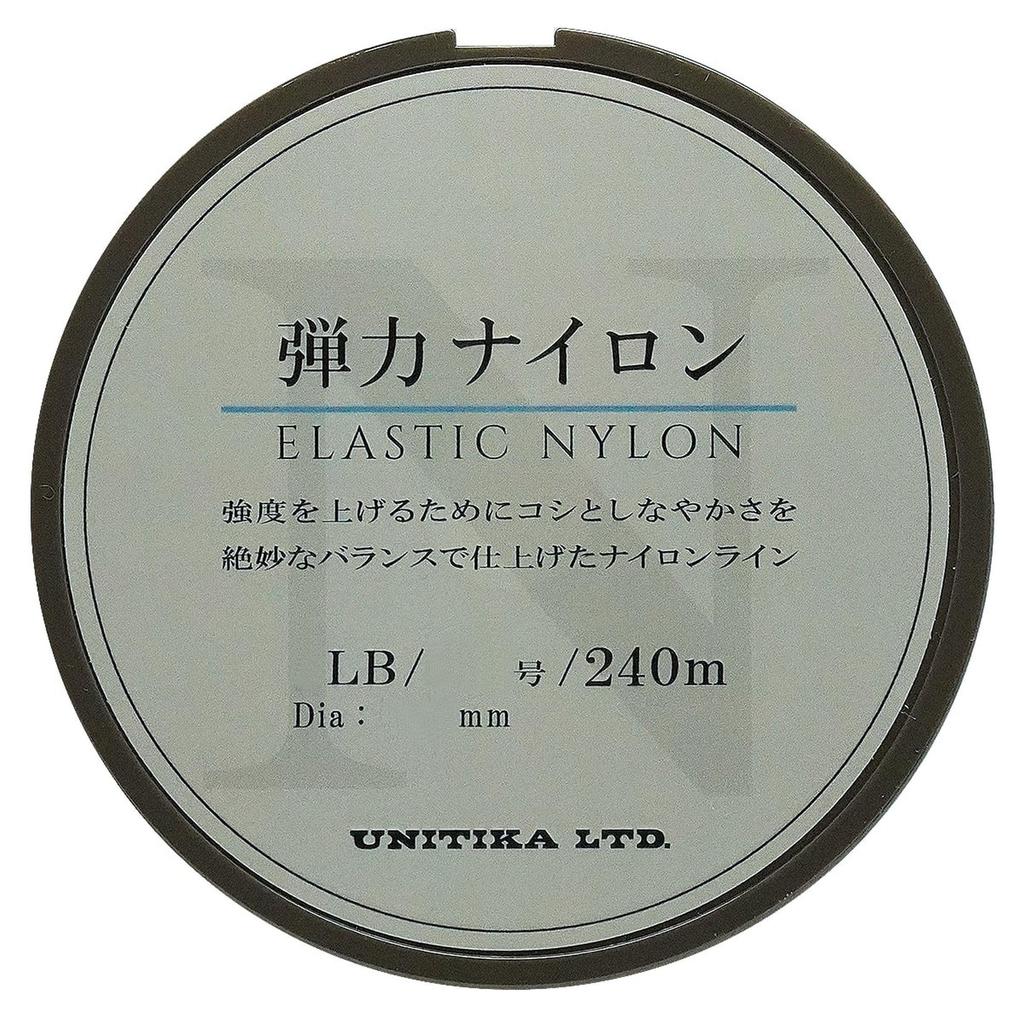 UNITIKA ELASTIC NYLON 240m Camo Brown 4LB (No. 0.8)