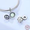 Hollow Stars Luminous Charms Bead Copper Dangle Pendant Fit Bangle Bracelet Necklace Diy Jewelry