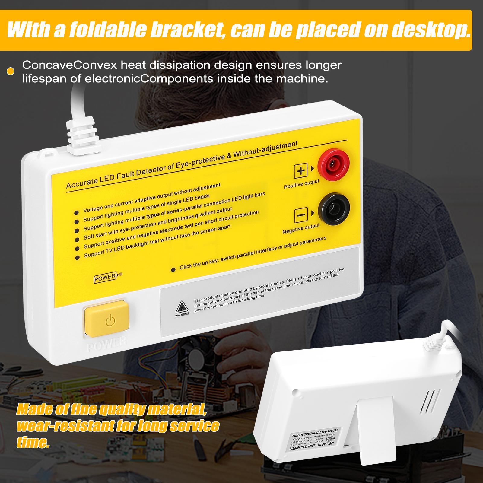 

Портативний світлодіодний тестер для технічного обслуговування. Світлодіодний детектор несправностей. Інструмент для ремонту підсвічування телевізора. Багатофункціональний світлодіод різнокольоровий