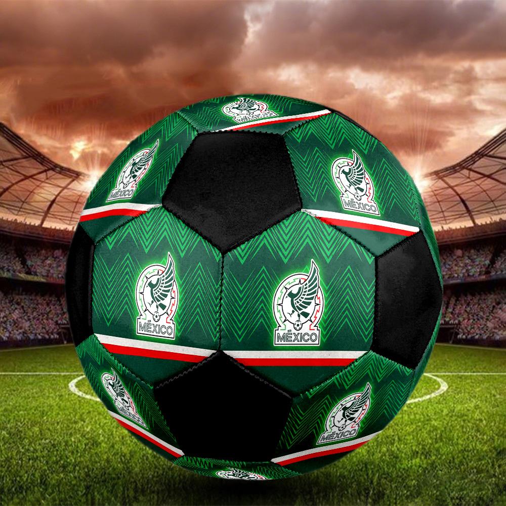 Der Tricolor Fußball Bunt Für Alle Altersgruppen Maschinengenäht PVC Wettkampfbereit Langlebig Hoher Rückprall. GRÖSSE 5