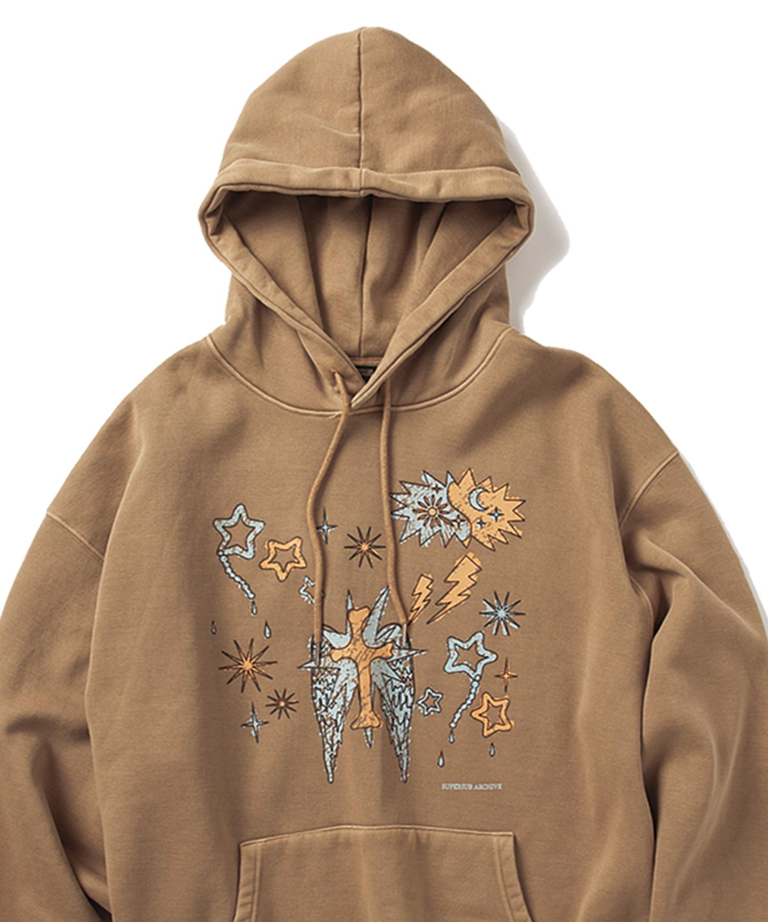 Худи Super Serve Heaven Galaxy - Пигментный коричневый Pink/S (Fleece-Lined)
