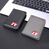 Weiches Leder Tragbare Geldbörse Führerschein Kreditkarten Tasche Portemonnaie Für VW Polo Golf GTI CC Tiguan Arteon Passat Jetta Touareg ID3 IF2