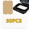 50 יחידות נייר אפייה נון-סטיק ל-Ninja Foodi XL Smart FG551 6-in-1 גריל פנימי אביזרים נייר חד-פעמי למטגן אוויר