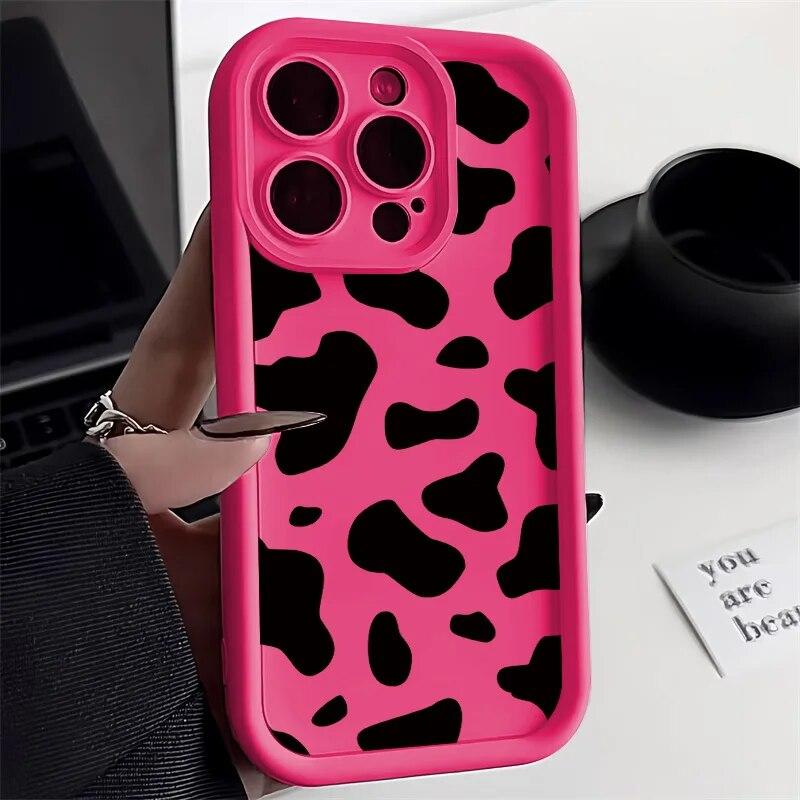 Pouzdro na telefon INS Leopard Print pro iPhone 14 Pro pouzdro iPhone 11 12 13 15 Pro Max XR XS X 7 8 Plus SE SE3 matný silikonový měkký kryt