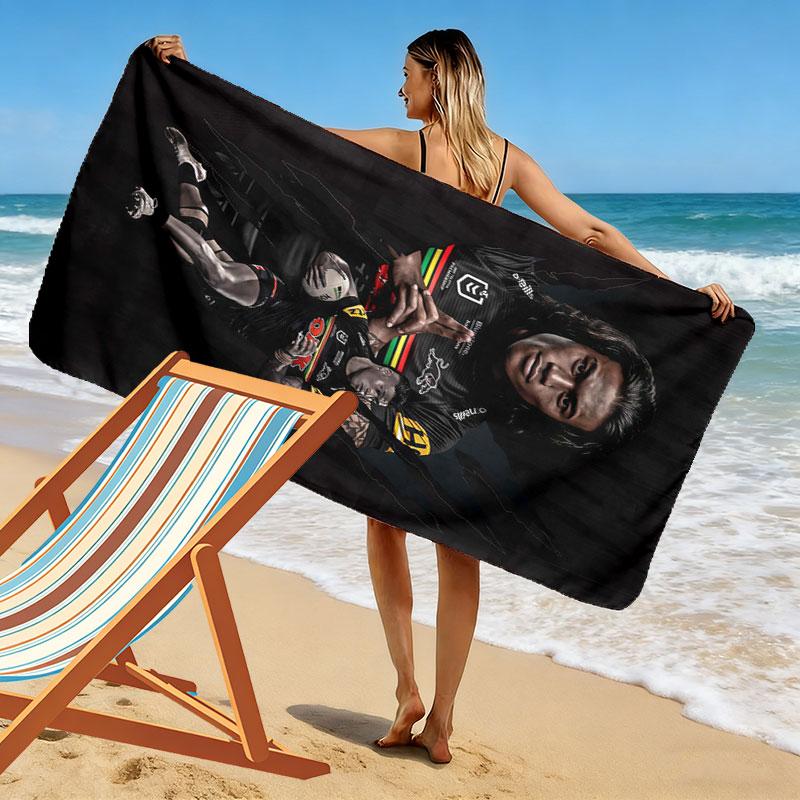 Penrith Pride Print Beach Towel, Large Soft Quick Dry Towel for Beach Camping Swimming