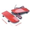 1Pair Car Rear Bumper Reflector Light for Mercedes Benz Vito Viano W639 2003-2013 2014 Tail Lights Running Braking Fog Lamp