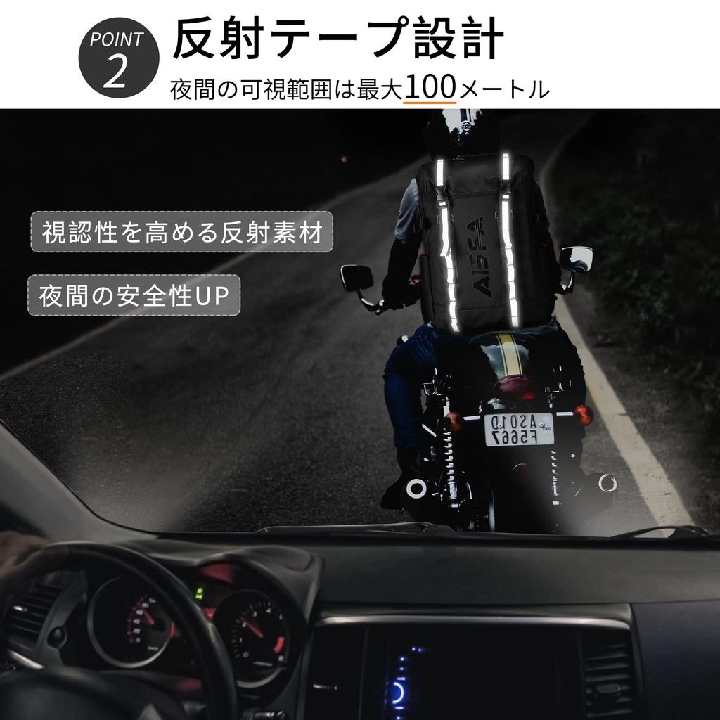 AISFA Square 30L Fits Business with USB Charging Perfect for Outdoor Emergency and Storage Men's Backpack, Waterproof, 15.6-inch PCs, Laptops, Port,