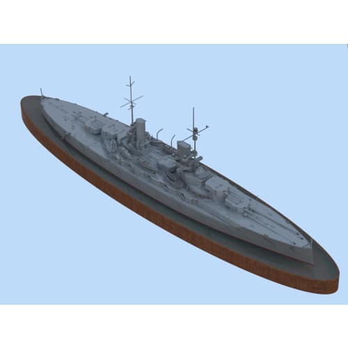 ICM 1/350 German Dreadnought Battleship Grosser Kurfurst Plastic Model S002