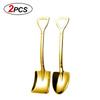 Stainless Steel Shovel Spoon Mini Creative Coffee Teaspoon Fruit Ice Cream Dessert Spoons Kitchen Scoops Tableware Cutlery Set
