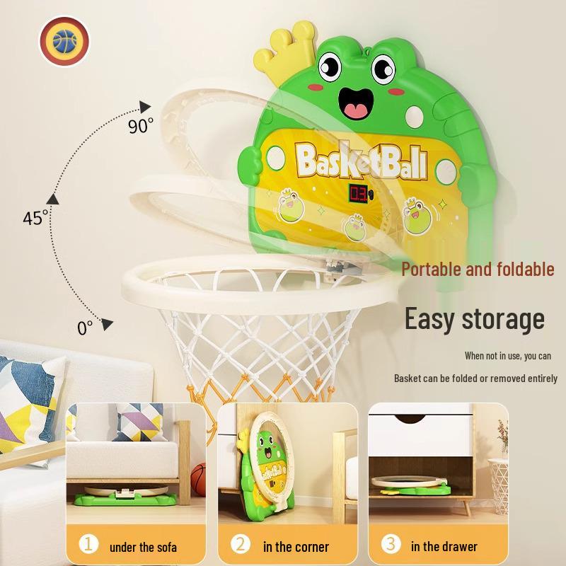 Indoor Kids' Basketball Hoop Toy for Parent-Child Play