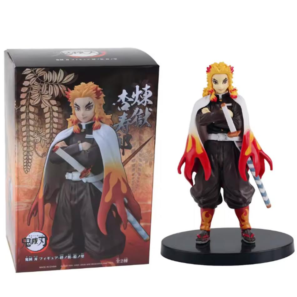 Anime Demon Slayer Figure Kamado Tanjirou Nezuko Action Figures PVC Model Toys Zenitsu Figurine Inosuke Kimetsu No Yaiba Figura