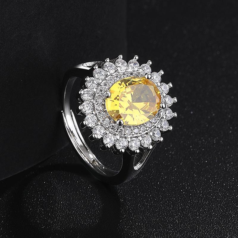 Eleganter ovaler Zirkonring für Damen - Stilvolles und trendiges Design