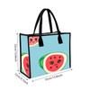 Cute Watermelon Print Tote Bag Lightweight Large Capacity Shopping Handbag for Daily Use