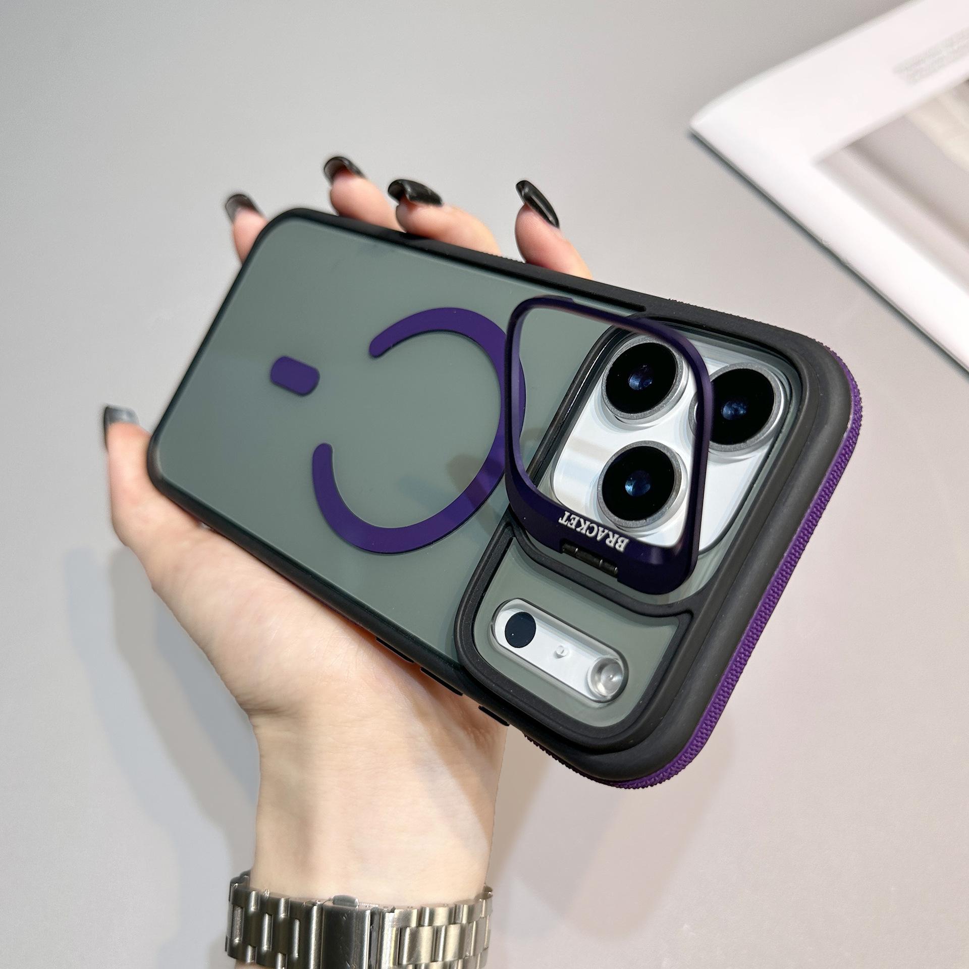 Applicable to Apple 17 Lidun Magnetic mobile phone case iPhone16 metal lens holder scratch-proof protective case iPhone 17