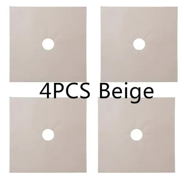 1/4PCS Ochraniacz kuchenki gazowej Pokrowce na palniki kuchenki Akcesoria kuchenne Zmywalna mata Pokrowiec na kuchenkę Pokrowiec na kuchenkę