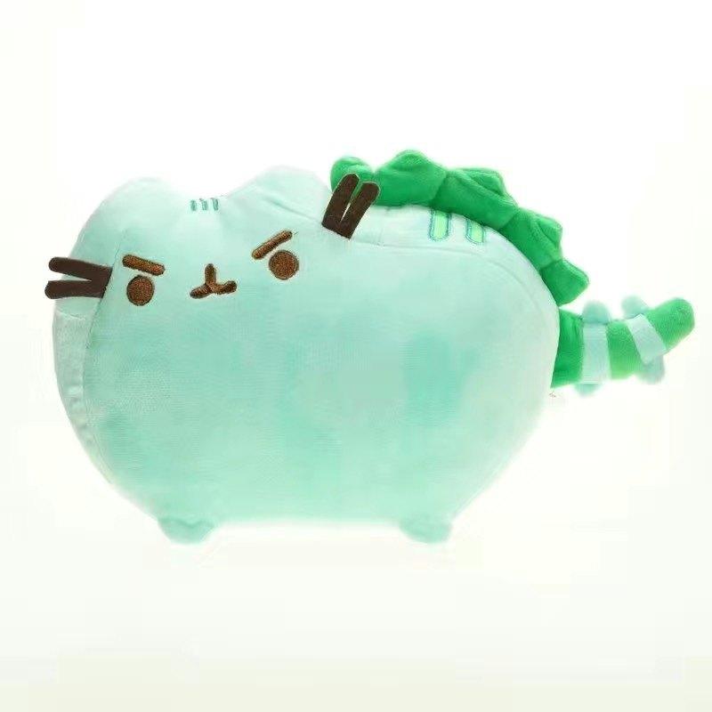 Kawaii Chocolate Cookie Fat Cat Plushie Soft Stuffed Animal Pillow Cat Sandwich Biscuits Ice Cream Doughnuts Pizza Burger Toys