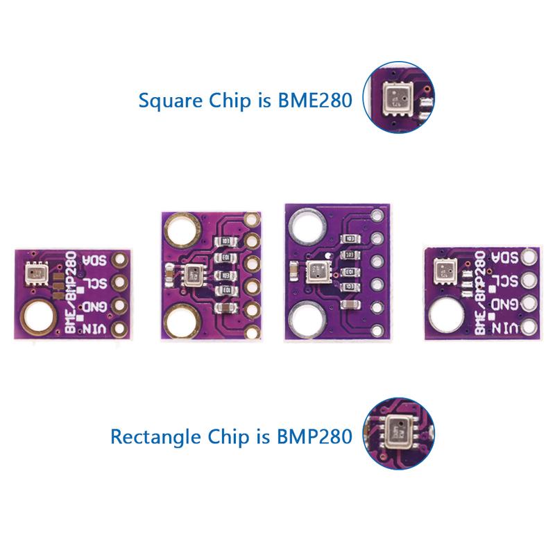 3'ü 1 Arada BME280 3.3V BMP280 5V Dijital Barometrik Basınç Rakım Sensörü I2C/SPI Yüksek Hassasiyetli Nem Sıcaklık Modülü
